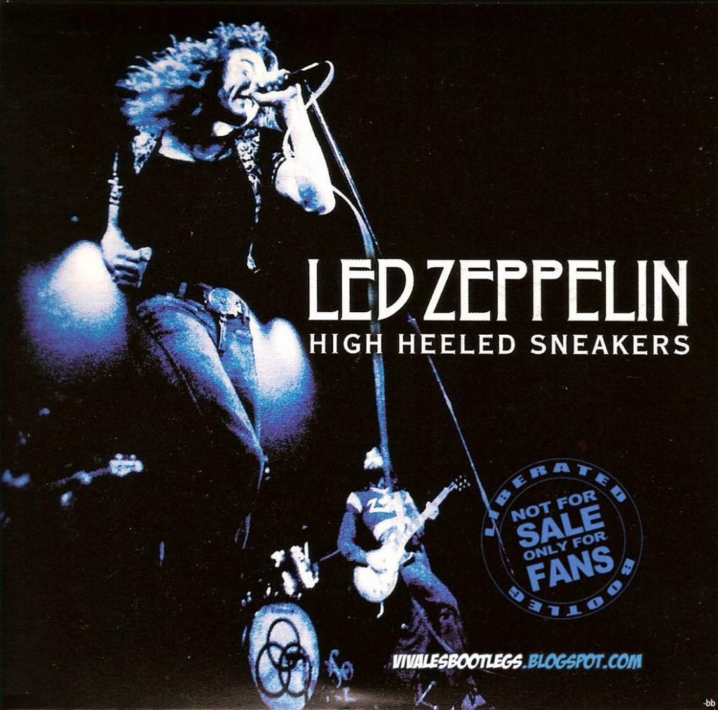 LED ZEPPELIN HIGH HEELED SNEAKERS ACE BOOTLEGS